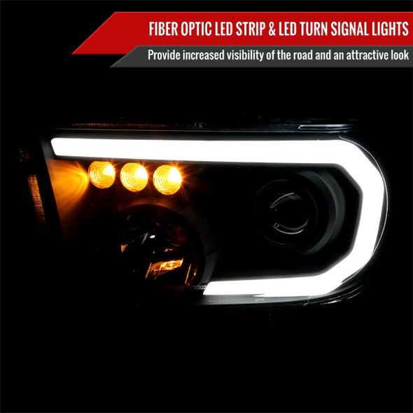 2007-2013 Toyota Tundra/2008-2017 Sequoia Headlights LED Tube