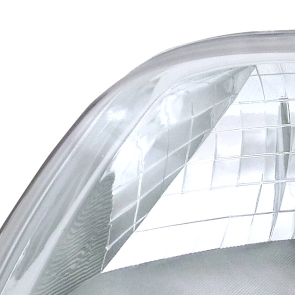 1997-2004 Ford F-150/Expedition Factory Style Headlights - ABM (Chrome Housing/Clear Lens)