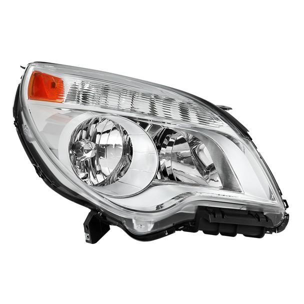 2010-2015 Chevrolet Equinox Passenger Side Factory Style Headlight (Chrome Housing / Clear Lens)
