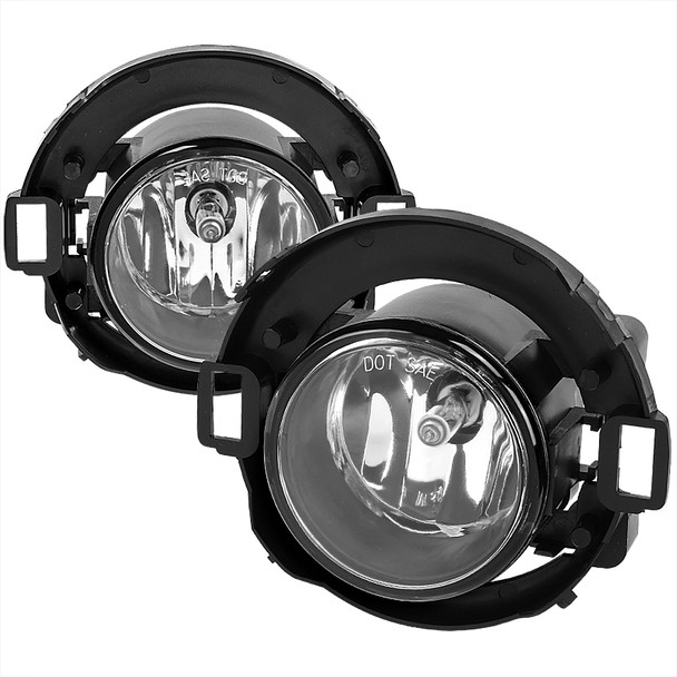 2005-2019 Nissan Xterra/Frontier H11 Fog Lights Kit (Chrome Housing/Clear Lens)