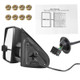 2014-2018 Chevrolet Silverado/ GMC Sierra Power Adjustable, Folding, Heated, & Manual Extendable Chrome Towing Mirrors w/ LED Turn Signal & Clearance Lights