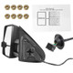 2014-2018 Chevrolet Silverado/ GMC Sierra Power Adjustable, Folding, Heated, & Manual Extendable Black Side Mirrors w/ Amber Lens LED Turn Signal & Clearance Lights