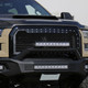 2015-2017 Ford F-150 Glossy Black ABS Rivet Style Grille w/ Stainless Steel Mesh