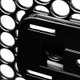 2007-2013 GMC Sierra 1500 Glossy Black ABS Round Punch Grille