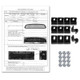 2013-2018 RAM 1500 1500 Rivet Style Black Stainless Steel Mesh Grille Insert
