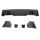 2009-2014 Ford F-150 Glossy Black 3PC Rear Roof Spoiler Wing Kit