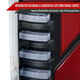 2015-2017 Ford F-150 Sequential Turn Signal Animated Red LED Bar Tail Lights (Matte Black Housing/Clear Lens)