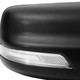 2019-2024 Dodge RAM 1500 Black Power Adjustable, Manual Fold, BSD & Heated Side Mirror w/ LED Puddle Light and Turn Signal Light - Passenger Side Only