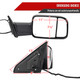 2019-2022 Dodge RAM 2500 3500 Black Power Adjustable, Auto Fold, BSD & Heated Side Mirror w/ LED Puddle Light and Turn Signal Light - Passenger Side Only