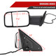 2019-2022 Dodge RAM 2500 3500 Chrome Power Adjustable, Auto Fold, BSD & Heated Side Mirror w/ LED Puddle Light and Turn Signal Light - Driver Side Only