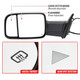 2019-2022 Dodge RAM 2500 3500 Chrome Power Adjustable, Auto Fold, BSD & Heated Side Mirror w/ LED Puddle Light and Turn Signal Light - Driver Side Only