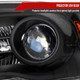 2013-2018 Ram 1500 2500 3500 LED Bar Projector Headlights (Matte Black Housing/Clear Lens)