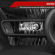2013-2018 Ram 1500 2500 3500 LED Bar Projector Headlights (Matte Black Housing/Clear Lens)