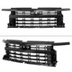 2022-2024 Chevrolet Silverado 1500 Glossy Black Mesh Front Upper Hood Grille 2022-2024 Chevrolet Silverado 1500 Glossy Black Mesh Front Upper Hood Grille