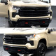 2022-2024 Chevrolet Silverado 1500 Glossy Black Mesh Front Upper Hood Grille 2022-2024 Chevrolet Silverado 1500 Glossy Black Mesh Front Upper Hood Grille
