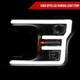 2018-2020 Ford F-150 LED C-Bar Projector Headlights (Black Housing / Clear Lens)