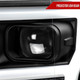 2018-2020 Ford F-150 LED C-Bar Projector Headlights (Black Housing / Clear Lens)