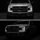 2018-2020 Ford F-150 LED C-Bar Projector Headlights (Black Housing / Smoked Lens)