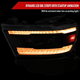 2019-2024 Dodge RAM 1500 LED Bar Projector Headlights w/ Switchback Sequential Turn Signals, Amber LED & Pulsing Glow (Matte Black Housing / Clear Lens)
