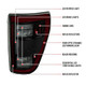 2021-2023 Ford F-150 LED Tail Lights w/ Switchback Sequential Turn Signals (Black Housing / Smoked Lens)