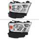 2019-2024 Dodge Ram 1500 Factory Style Crystal Headlight - Passenger Side Only (Chrome Housing / Clear Lens)