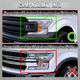 2018-2020 Ford F-150 Full LED Projector Headlights w/ Switchback LED Sequential Turn Signals DRL (Chrome Housing / Clear Lens)