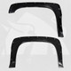 2019-2024 Chevrolet Silverado 1500 Matte Black Rivet Style Fender Flares