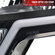 2009-2014 Ford F-150 LED Bar Factory Style Headlights with Amber Reflectors (Matte Black Housing/Clear Lens)