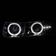 1999-2002 Chevrolet Silverado / 2000-2006 Tahoe Suburban Dual Halo Projector Headlights & Parking Turn Signal Lights (Chrome Housing/Clear Lens)