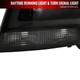 2007-2013 Chevrolet Avalanche/2007-2014 Tahoe Suburban LED C-Bar Projector Headlights (Matte Black Housing/Smoke Lens)