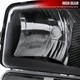1999-2006 GMC Sierra/2007 Sierra Classic/ 2000-2006 Yukon/Yukon XL Factory Style Crystal Headlights w/ Amber Reflector & Bumper Lights (Matte Black Housing/Clear Lens)