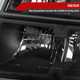2004-2012 Chevrolet Colorado GMC Canyon Isuzu I-Series Factory Style Headlights & Corner Lights Pair (Matte Black Housing/Clear Lens)
