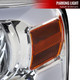 2004-2008 Ford F-150/ 2006-2008 Lincoln Mark LT LED Strip Factory Style Headlights (Chrome Housing/Clear Lens)