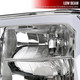 2007-2013 GMC Sierra 1500/ 2007-2014 1500HD 2500HD 3500HD LED Bar Factory Style Headlights (Chrome Housing/Clear Lens)
