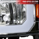 2007-2013 GMC Sierra 1500/ 2007-2014 1500HD 2500HD 3500HD LED Bar Factory Style Headlights (Chrome Housing/Clear Lens)