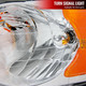 2002-2005 Dodge RAM 1500/ 2003-2005 RAM 2500 3500 Projector Headlights w/ Amber Reflectors (Chrome Housing/Clear Lens)