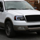 2004-2008 Ford F-150/ 2006-2008 Lincoln Mark LT Switchback Sequential LED C-Bar Projector Headlights (Matte Black Housing/Clear Lens)