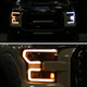 2015-2017 Ford F-150 LED Bar Projector Headlights w/ Switchback Sequential Turn Signals (Matte Black Housing/Smoke Lens)