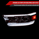2019-2024 Dodge RAM 1500 Switchback Sequential LED Turn Signal Projector Headlights (Chrome Housing/Clear Lens)