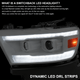 2019-2024 Dodge RAM 1500 Switchback Sequential LED Turn Signal Projector Headlights (White Housing/Clear Lens)
