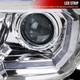2016-2023 Toyota Tacoma LED Bar Projector Headlight (Chrome Housing/Clear Lens)