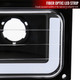 1988-1998 Chevrolet C10 GMC C/K LED Strip Bumper Corner Signal Lights (Matte Black Housing/Clear Lens)