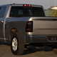 2009-2018 Dodge RAM 1500/2019-2022 RAM 1500 Classic/2010-2018 RAM 2500 3500 Red LED Bar Tail Lights (Matte Black Housing/Smoke Lens)