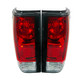 1982-1993 Chevrolet/GMC S10/S15/Blazer/Sonoma Tail Lights (Chrome Housing/Red Lens)