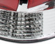 2005-2015 Toyota Tacoma LED Tail Lights (Chrome Housing/Clear Lens)