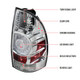 2005-2015 Toyota Tacoma LED Tail Lights (Chrome Housing/Clear Lens)