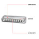 2004-2008 Ford F-150 LED 3rd Brake Light (Chrome Housing/Clear Lens)