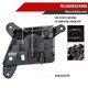 2019-2022 Chevrolet Silverado 1500 LED Fog Lights Kit (Matte Black Housing/Clear Lens)
