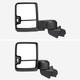 2019-2025 Chevrolet Silverado 1500 Power Adjustable, Heated, & Manual Extendable Black Towing Mirrors w/ Smoke Lens LED Turn Signal & Clearance Lights