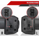2020-2024 Chevrolet Silverado/GMC Sierra 2500HD/3500HD Power Adjustable, Heated, & Manual Extendable Black Towing Mirrors w/ Smoke Lens LED Turn Signal & Clearance Lights